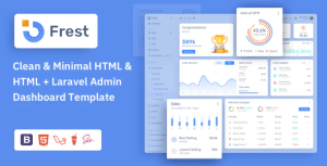 Frest - Bootstrap 5 HTML, Laravel & Asp.Net Admin Dashboard Template
