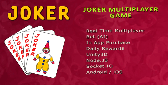 Joker Multiplayer Game - Unity3d - Admob