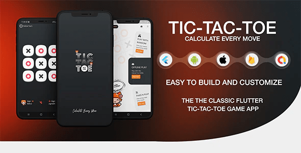 Tic Tac Toe - The Classic Flutter Tic Tac Toe Game