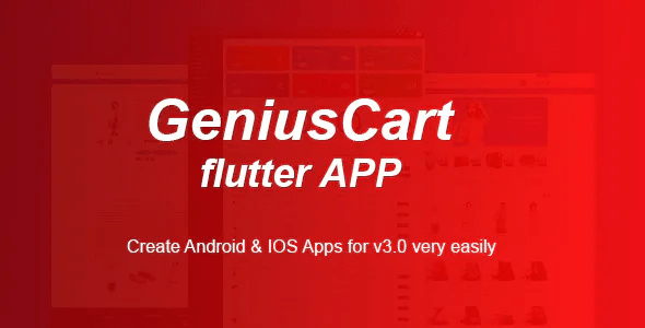 GeniusCart APP - Multi-vendor eCommerce Android and IOS Flutter App