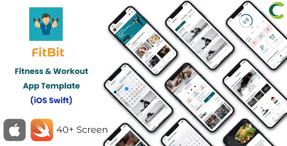 Fitness & Workout App Template in iOS Swift - FitBit