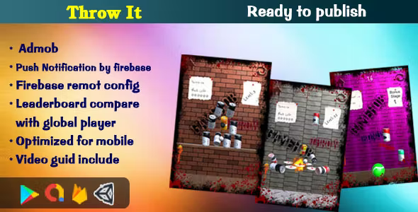 Throw It Knock Down - Admob | Firebase | Unity