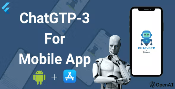 Flutter ChatGPT Moblie App for Android and IOS with Text Chat and Image Generation