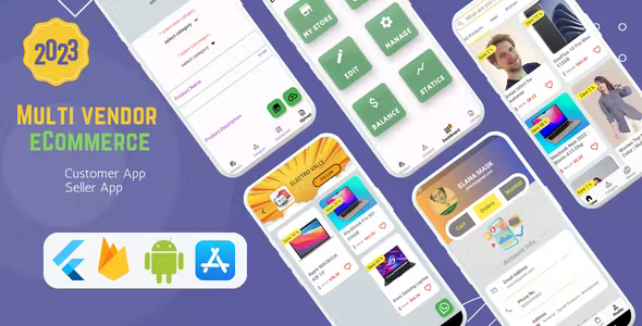 uShop v1.0 - Multi Vendor Ecommerce Mobile System - Flutter & Firebase - Android & iOS
