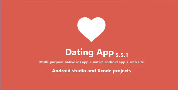 Dating App - web version, iOS and Android apps
