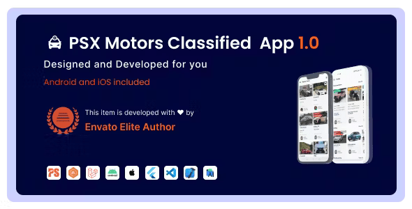 PSX Motors Classified App with Laravel Admin Panel