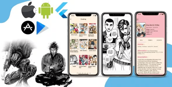 MangaHube: A cross-platform app built with Flutter utilizing web scraping