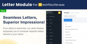 Letter Module for Worksuite SAAS