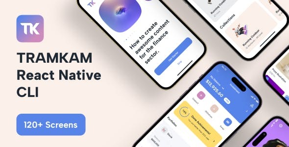Tramkam 120+ Screen React Native CLI