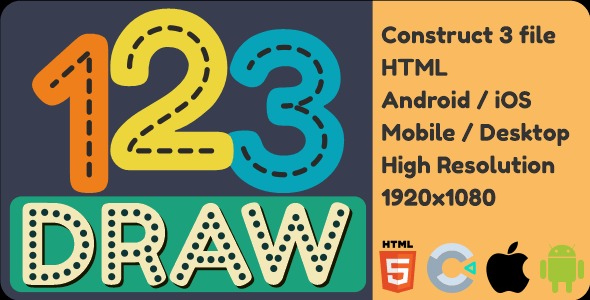 Draw Numbers - HTML5 Game