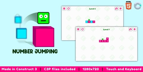 Number Jumping - HTML5 Casual game