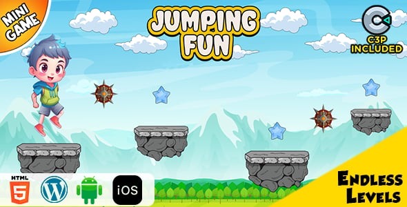 Jumping Fun - HTML5 Construct 3 Game