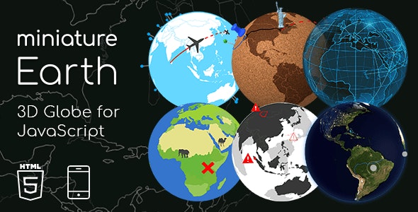Miniature Earth - 3D Globe for JavaScript