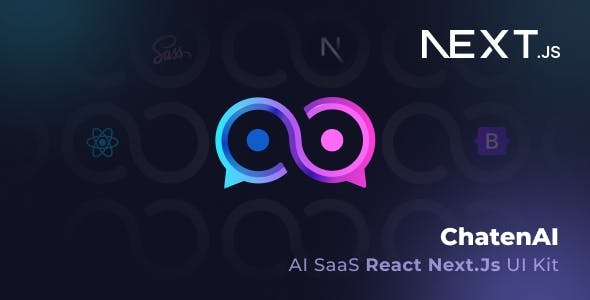 ChatenAi - AI SaaS Website + Dashboard React NextJS UI Kit