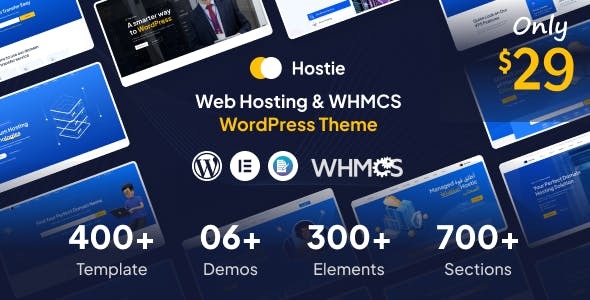Hostie - Web Hosting & WHMCS WordPress Theme