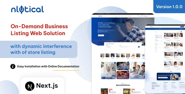 Nlytical – Subscription-Based Business Listing & Directory Website Add-on (Next.js)
