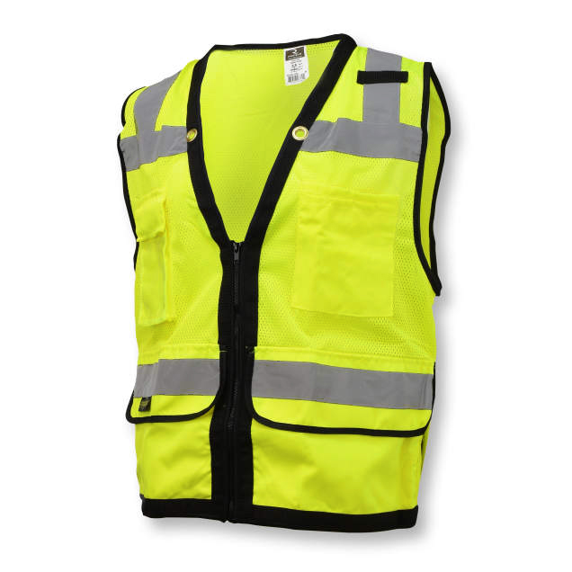 Heavy Duty Surveyor's Mesh Vest - SV59Z-2ZGD - North American Safety