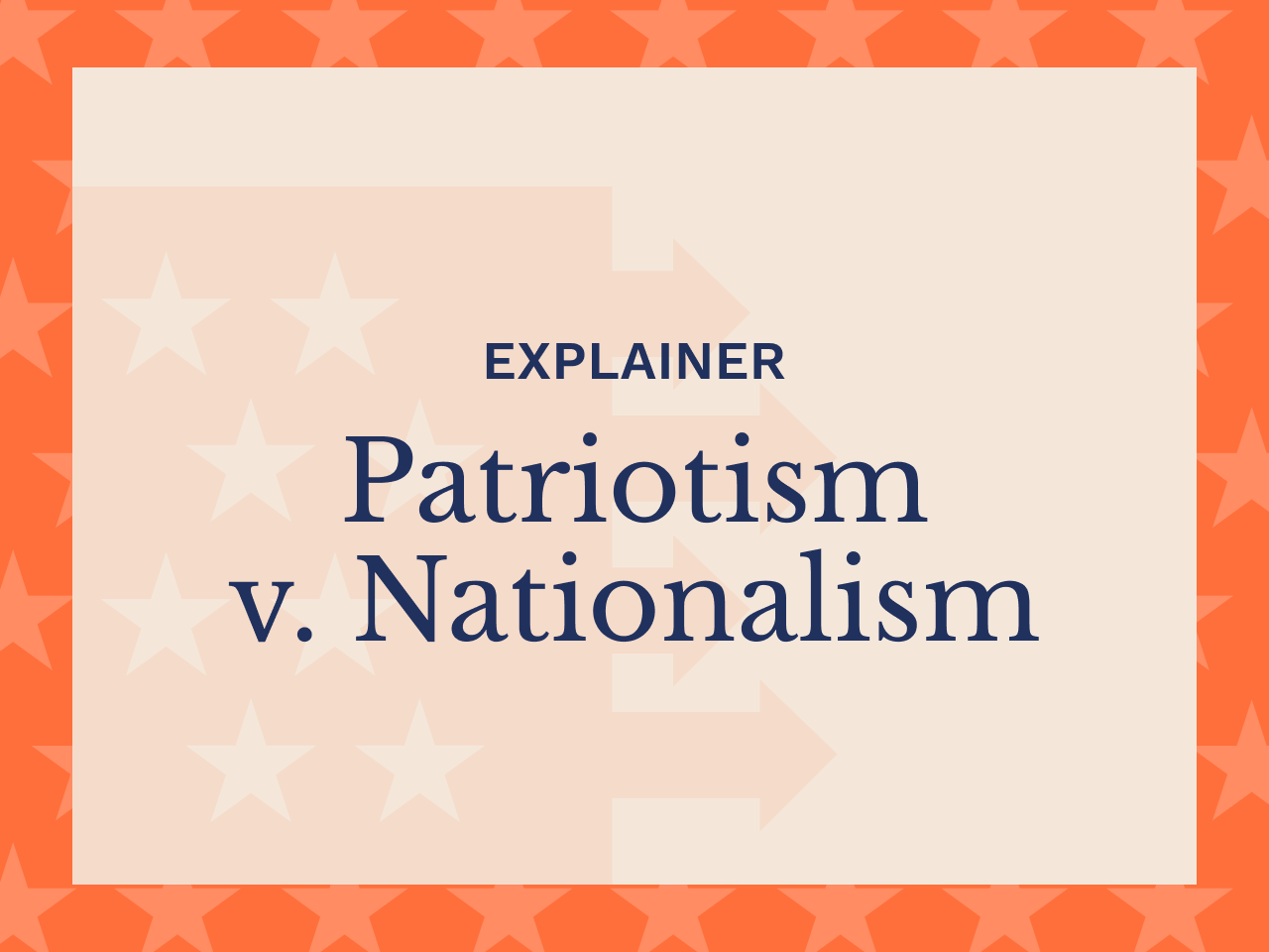 The Difference Between Patriotism and Nationalism