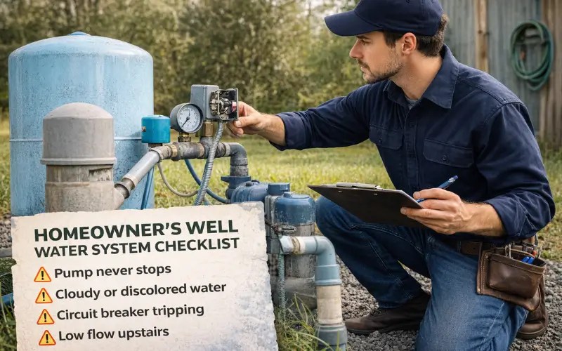 The Homeowner’s Essential Checklist for a Reliable and Efficient Well Water System