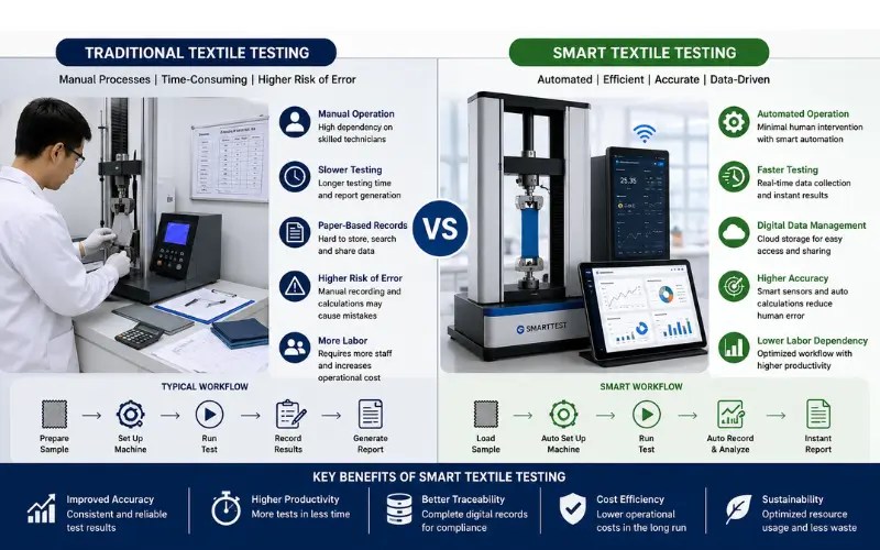 Smart Textile Testing vs Traditional Testing: What’s the Real Difference?