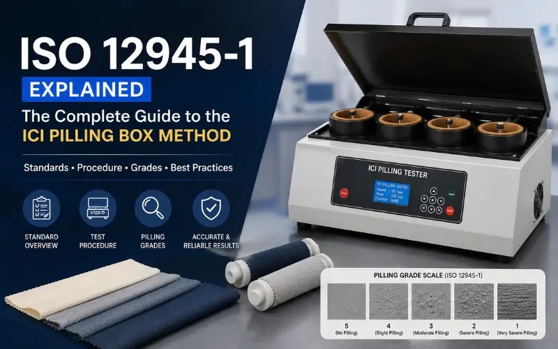 ISO 12945-1 Explained: The Complete Guide to the ICI Pilling Box Test Method