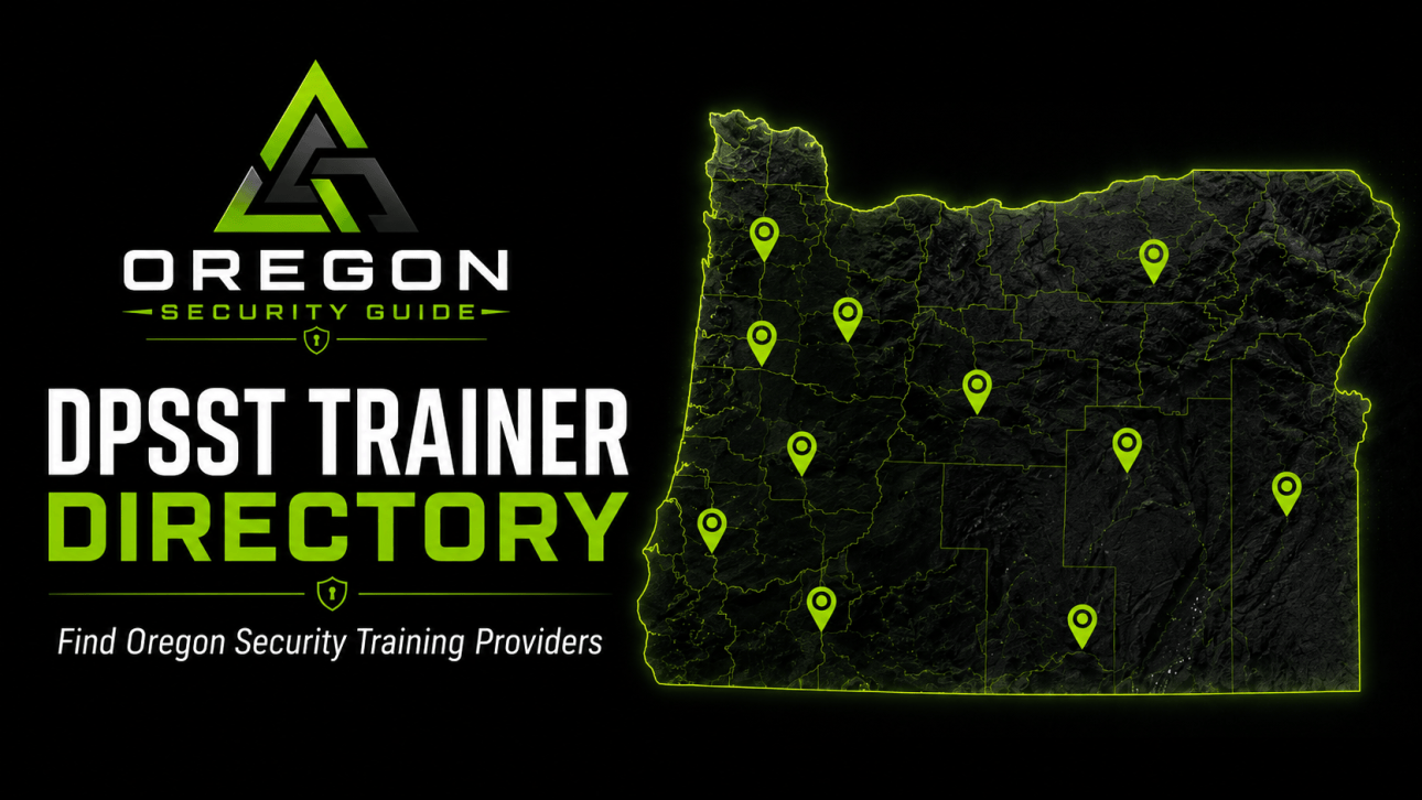 Oregon DPSST certification training provider directory