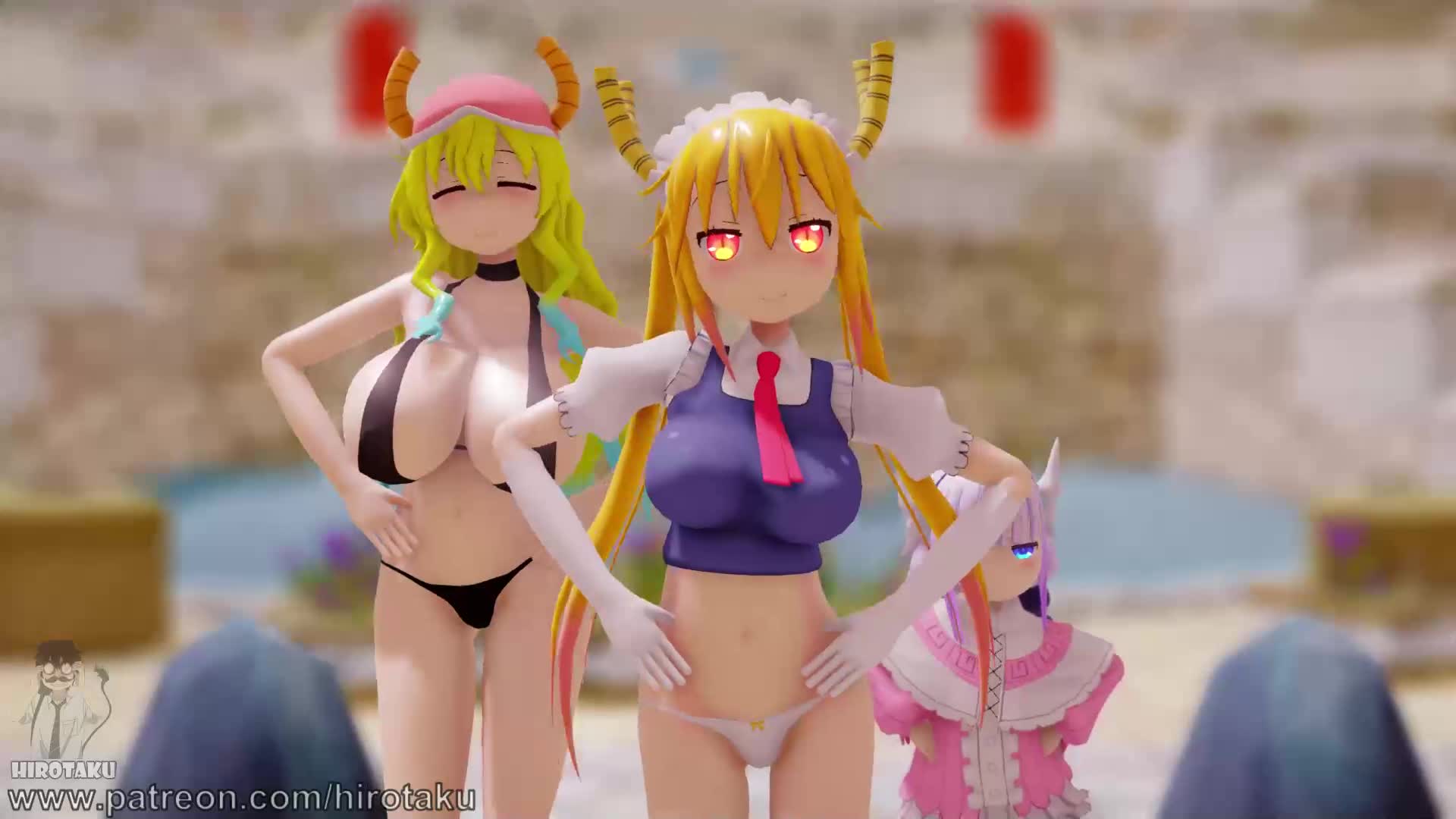 Miss Kobayashi San - 小林さんちのメイドラゴン｜俺の3Dエロ動画
