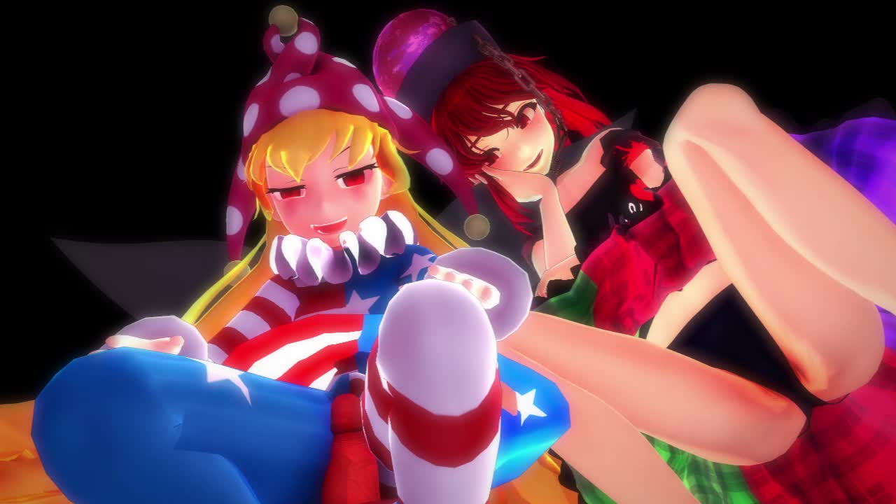 地獄のお姉ちゃん達にしごかれる｜俺の3Dエロ動画