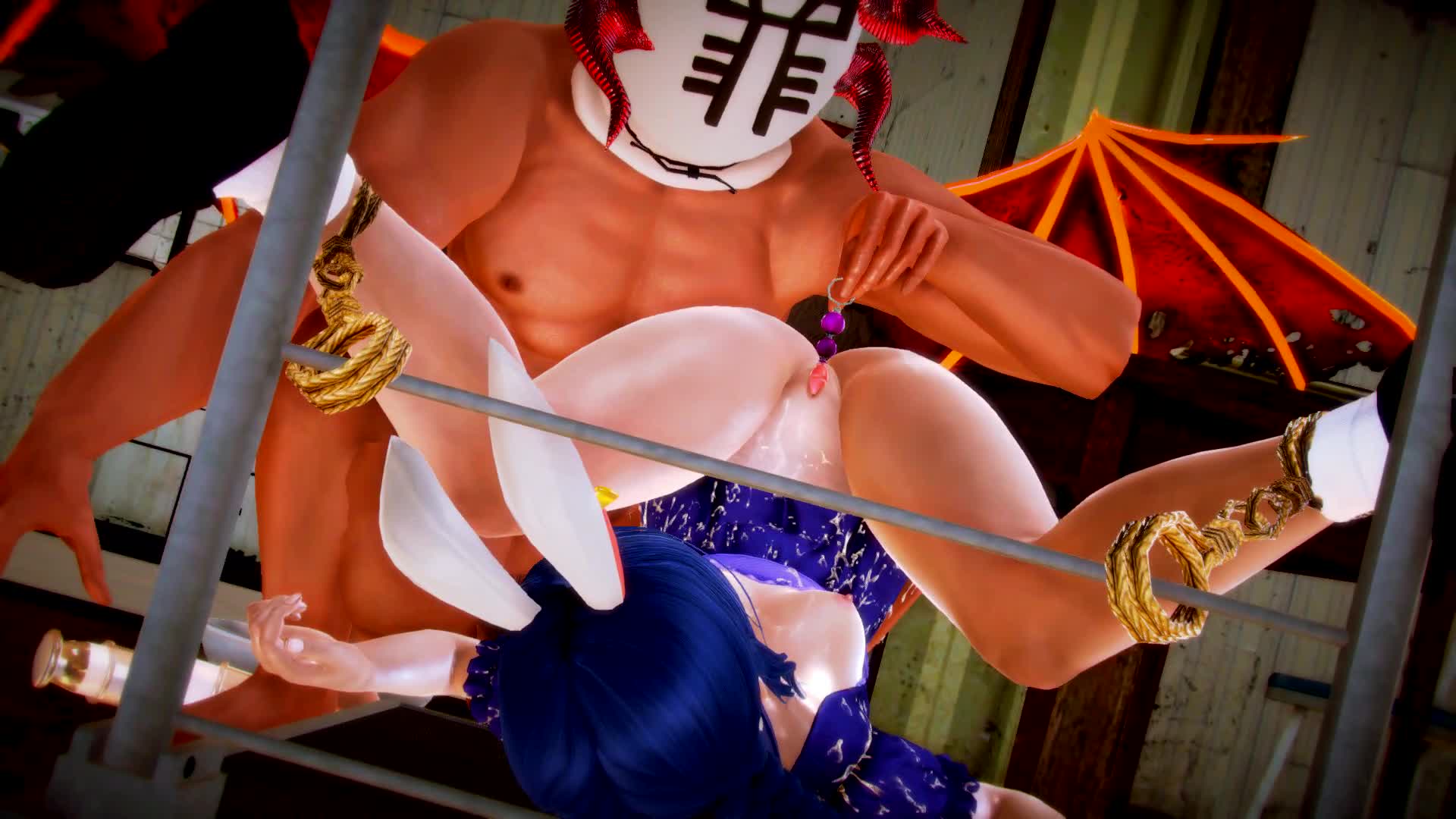 HoneySelect】徹底恥辱！鈴瑚と清蘭（後編）【東方（Touhou）】｜俺の3Dエロ動画