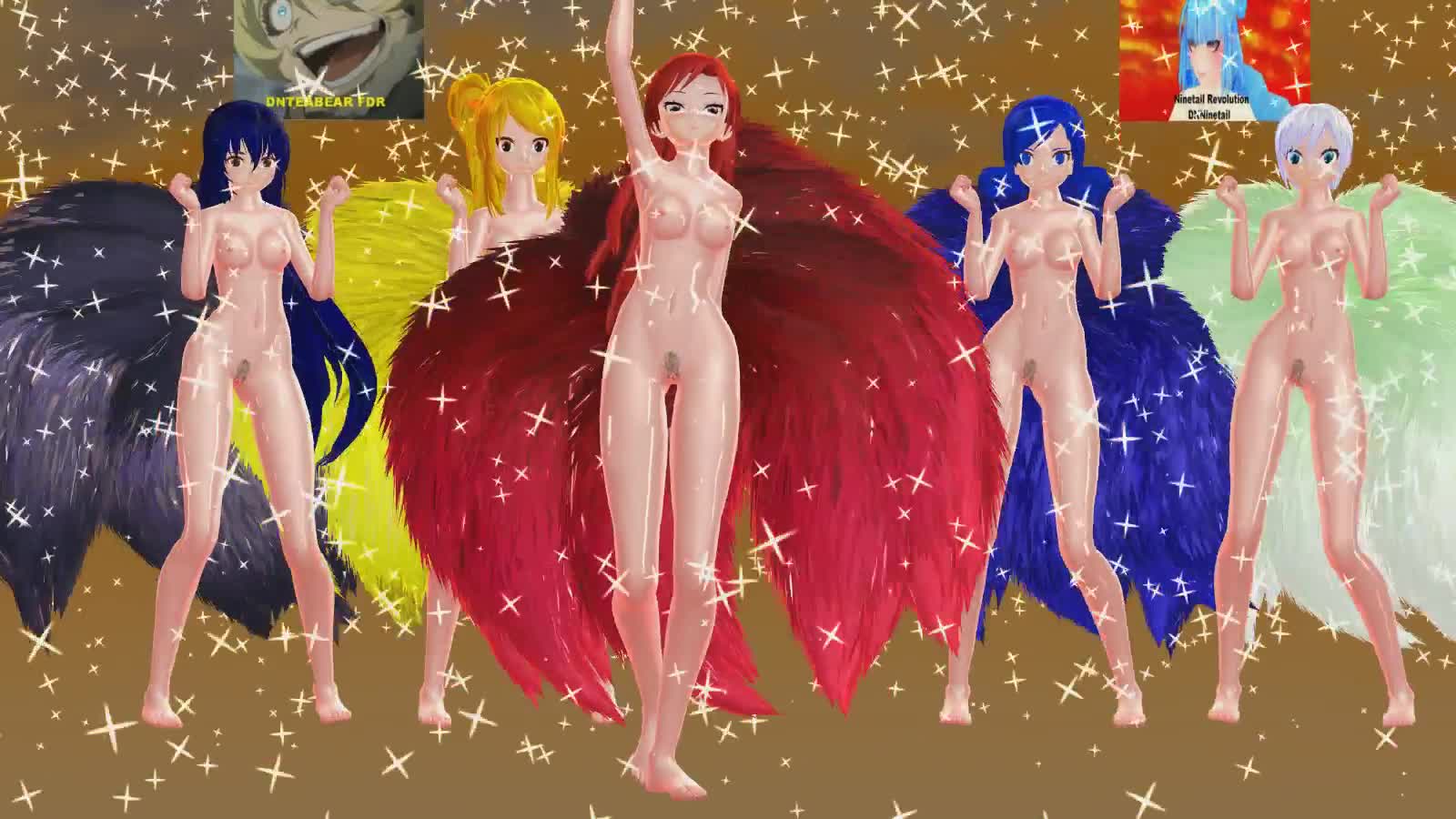 MMD Fairy Tail School Girl Ninetails Temperature R18 ｜ 俺 の 3D エ ロ 動 画.