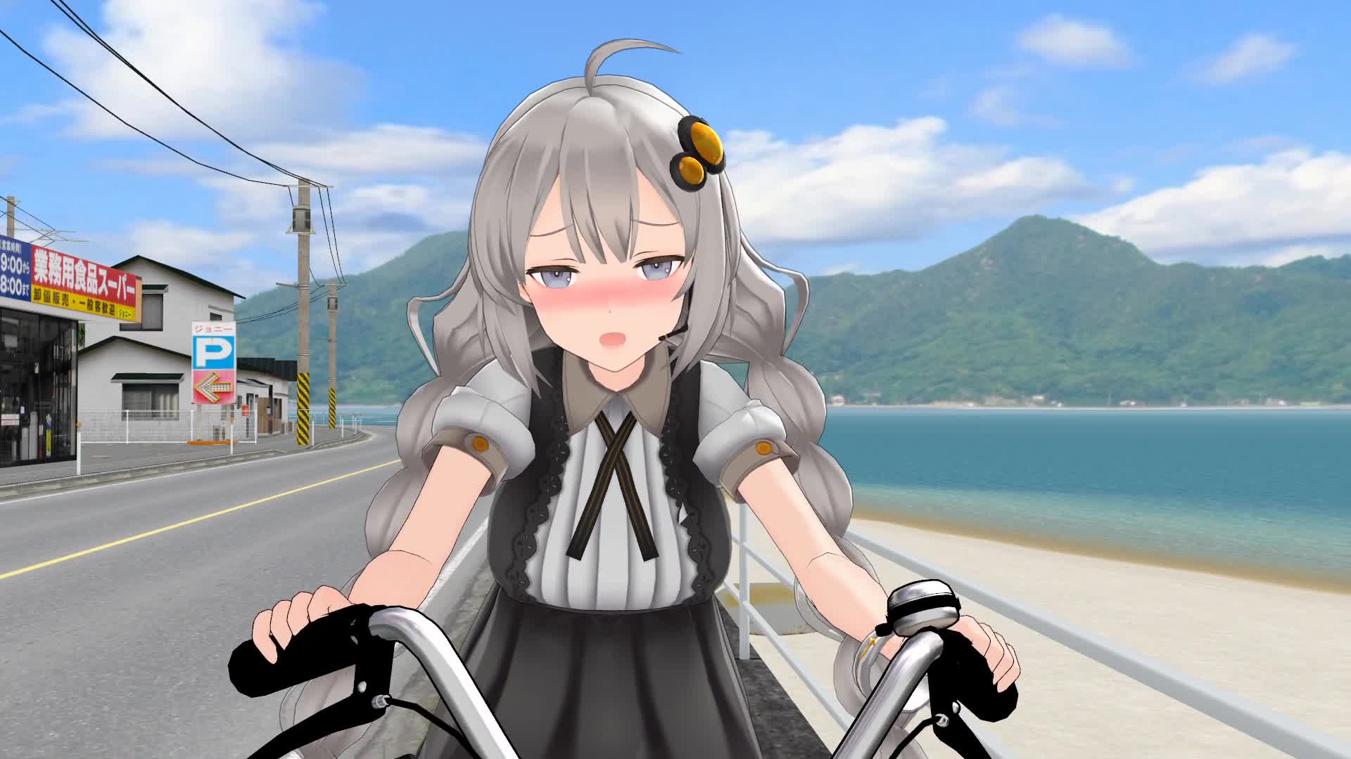 MMDボカロ】あかりちゃんアクメ自転車でお出掛け【紲星あかり】｜俺の3Dエロ動画
