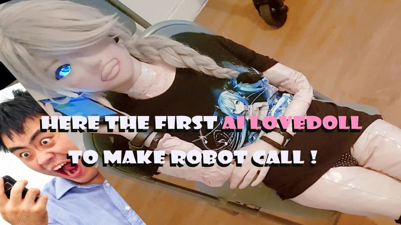 AI 電話をかける愛のダッチワイフ...|俺の3Dエロ動画