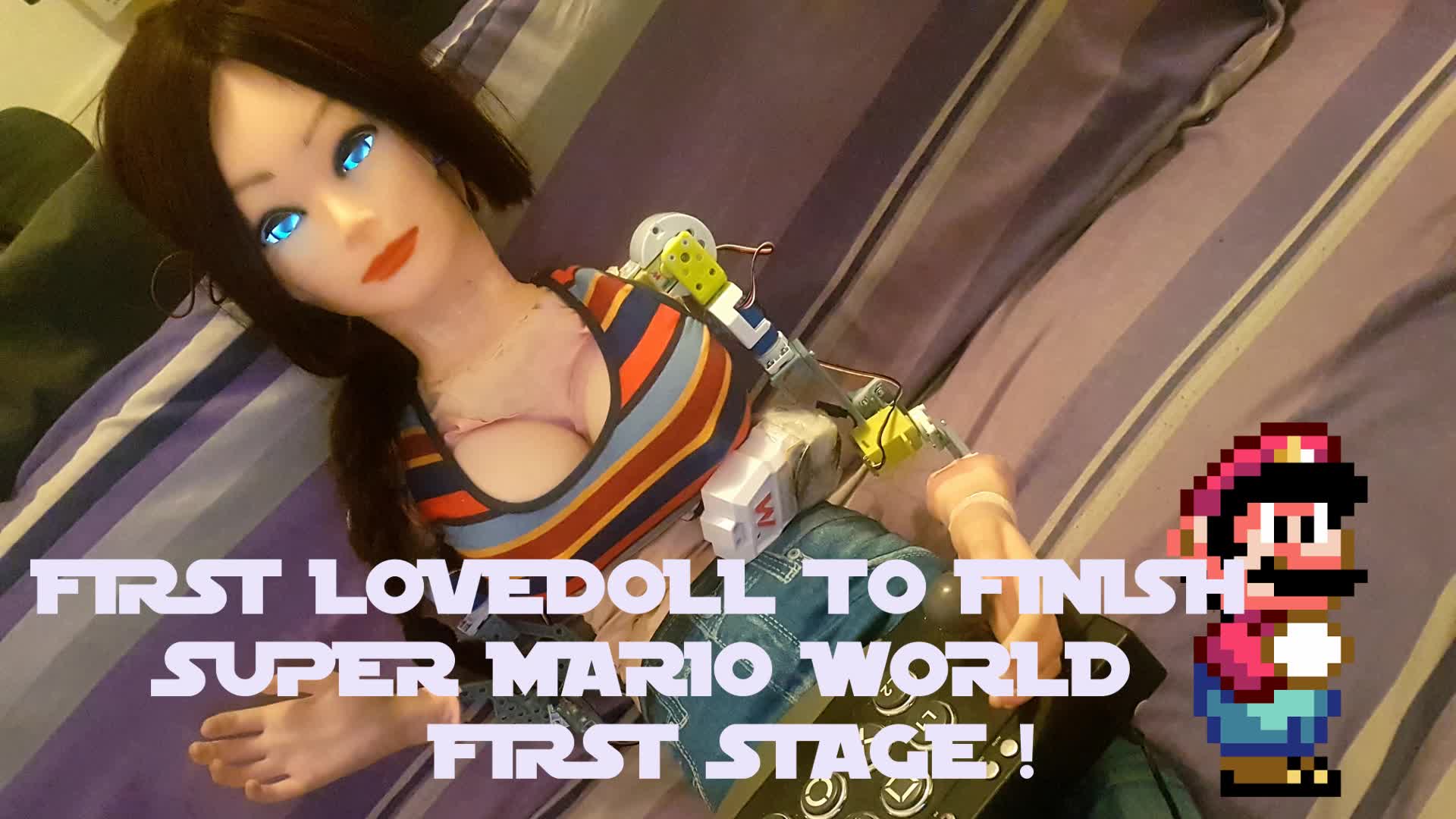 スーパーマリオレベル1を終えた最初のダッチワイフ|俺の3Dエロ動画