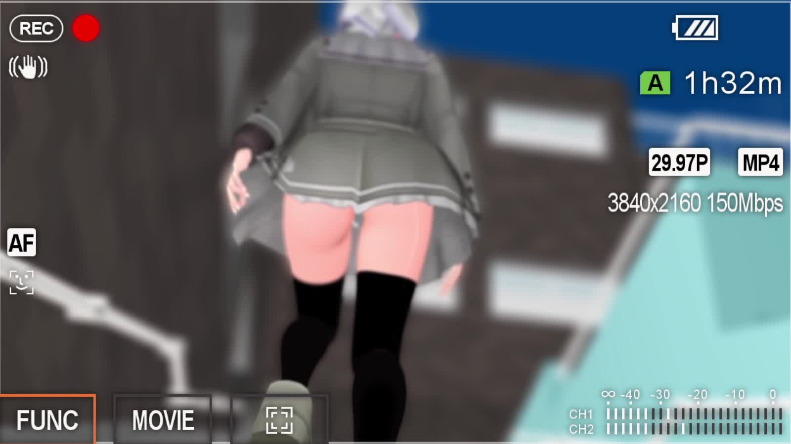 雪泉 スカート逆さ撮り ｜俺の3Dエロ動画