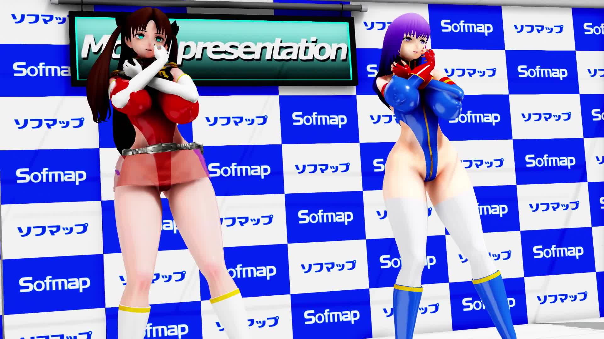 Sex Dance】コスプレ凛・桜でダーリンダンス｜俺の3Dエロ動画