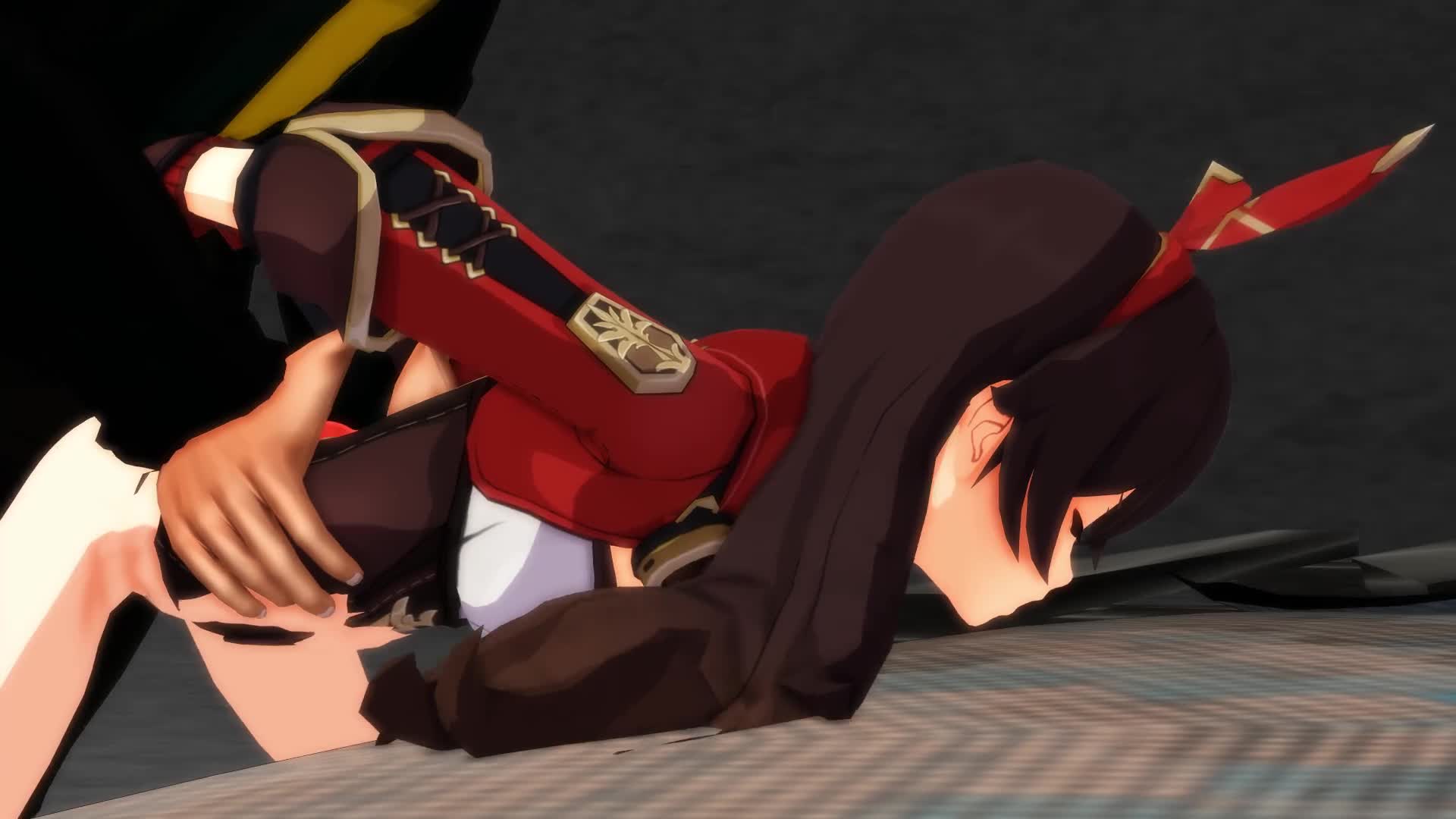 原神・アンバー 3穴連続レイプ!盗賊団の仕返し|俺の3Dエロ動画