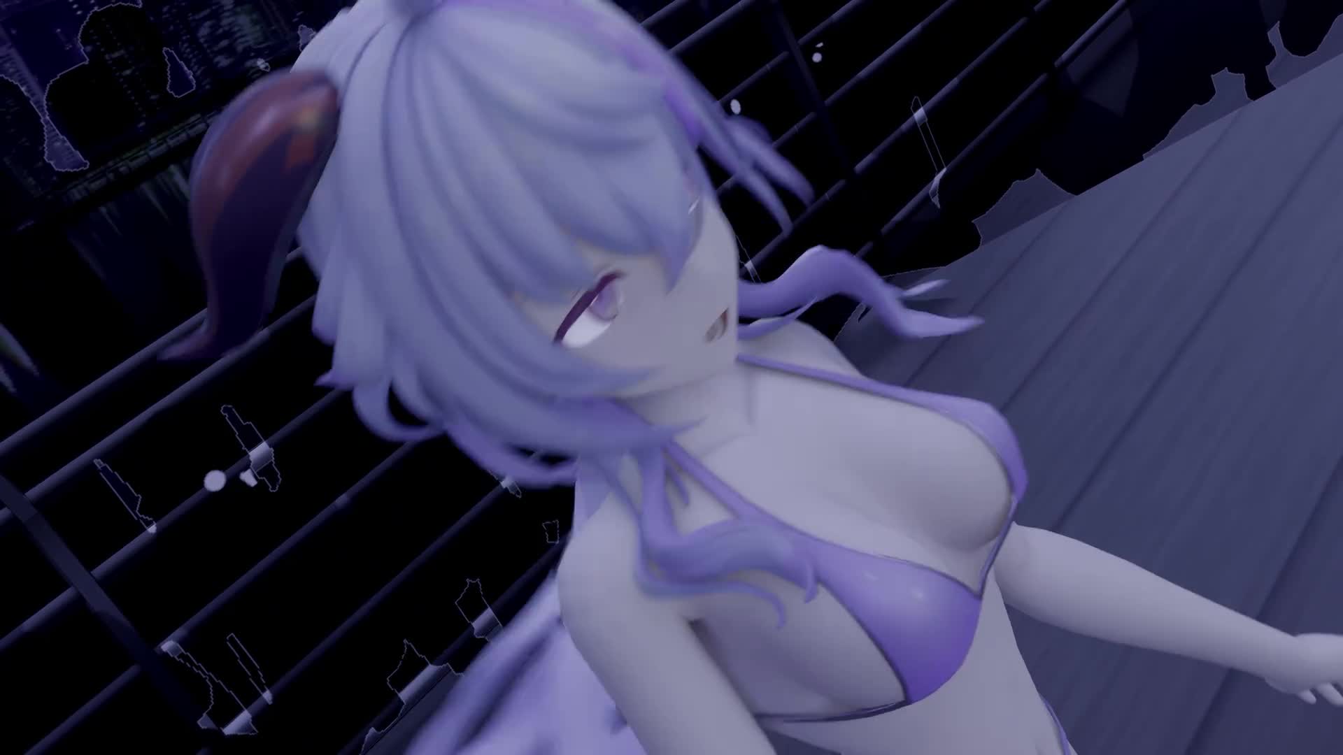 Ganyu ❤露出live~?!｜俺の3Dエロ動画