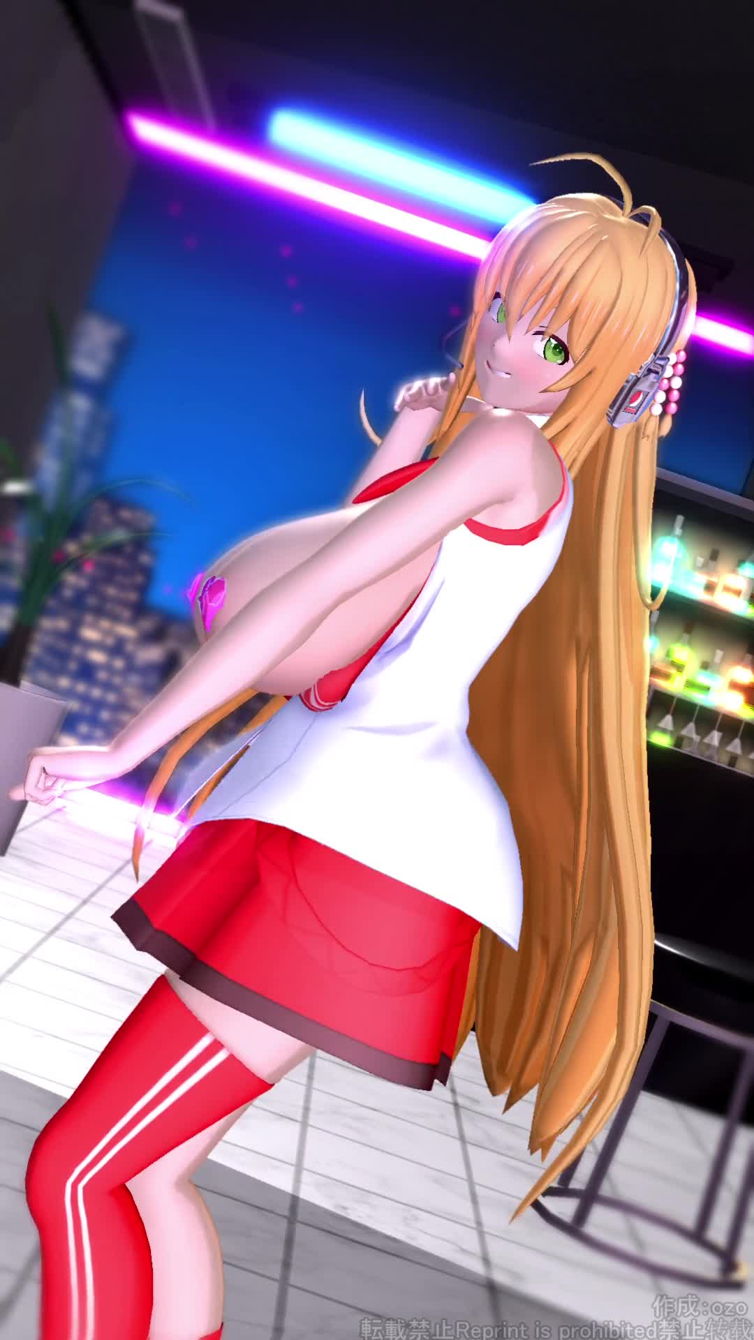 マキちゃんのTikTok風腰振りダンス｜俺の3Dエロ動画