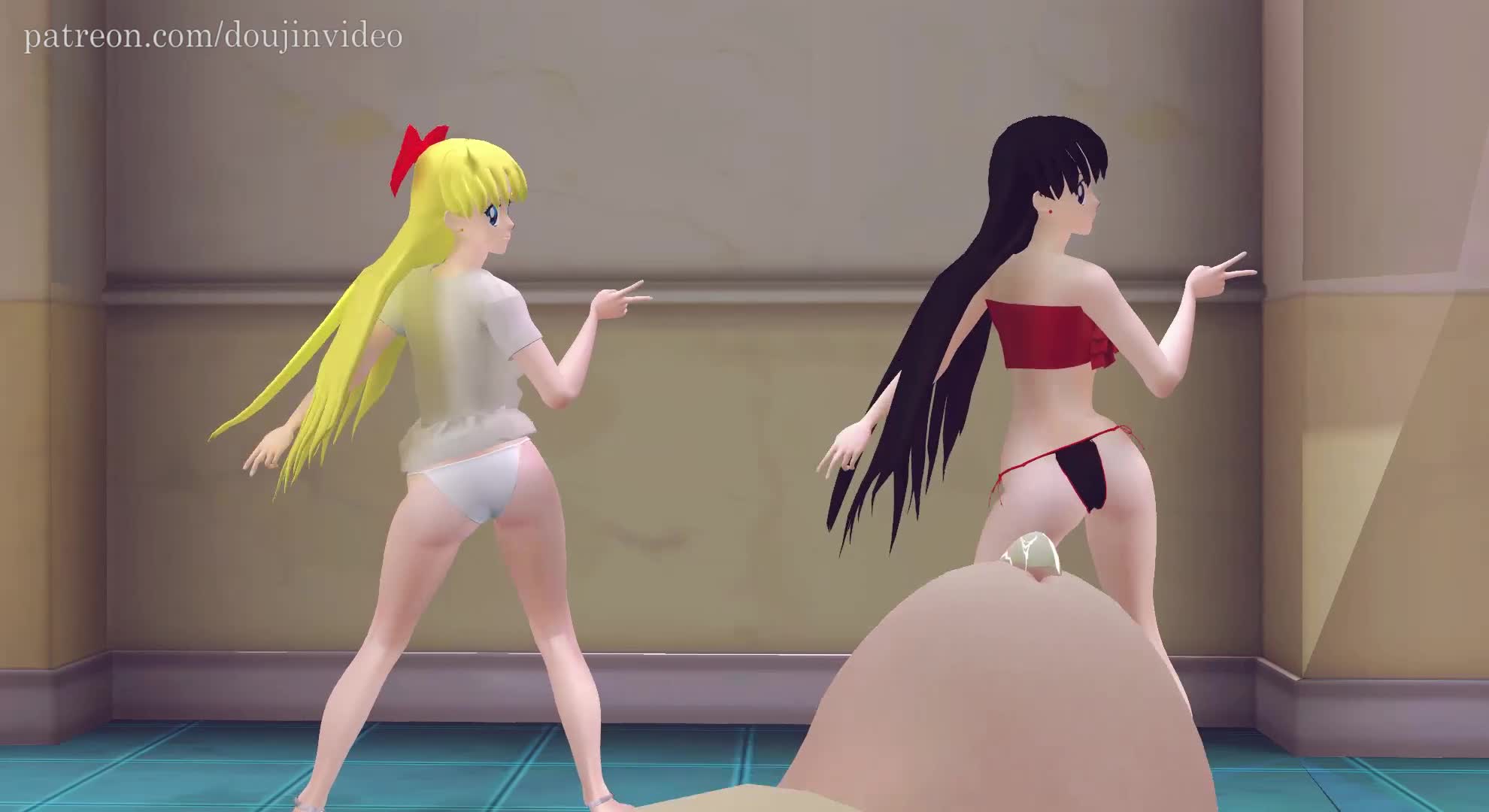 Love Me If You Can - Minako AinoRei Hino - Sailormoon Trailer ｜ 俺 の 3D エ ロ...