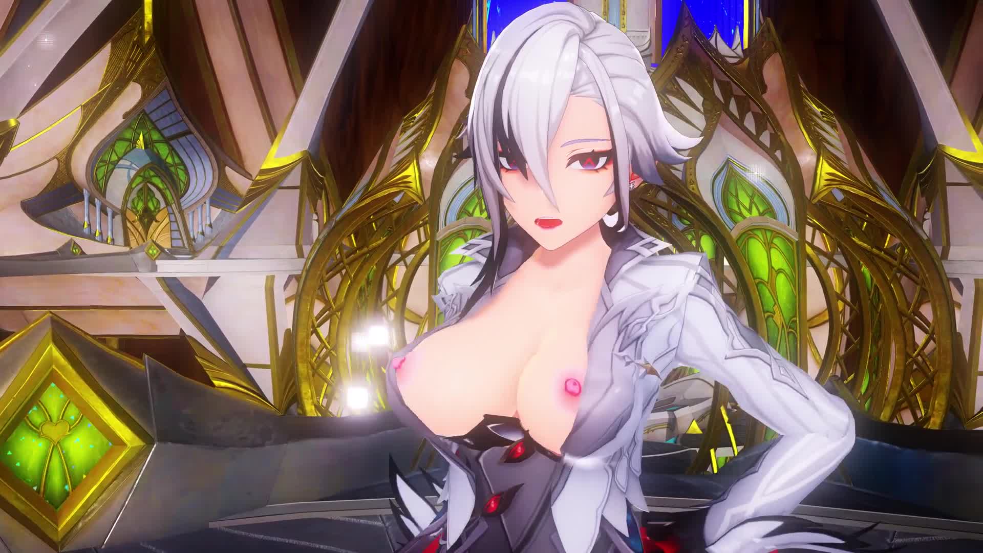 [R18MMD 原神Genshin Impact MMD] Arlecchino 【TOMBOY】｜俺の3Dエロ動画.