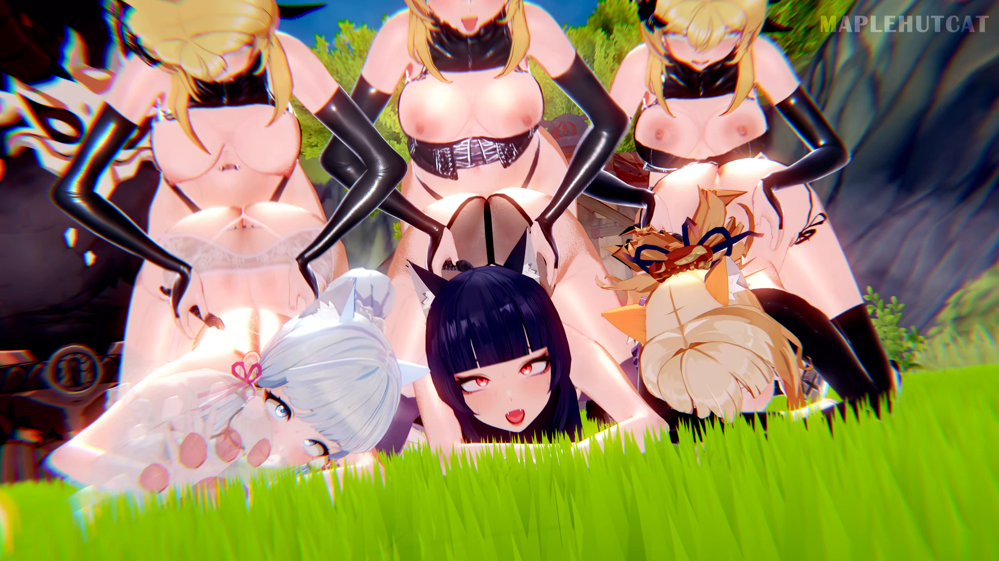 No.4 【Girl band少女組】T-ara - You Drive Me Crazy 危險的五人❤️淫亂的肉體【Mixed editing  混剪】｜俺の3Dエロ動画