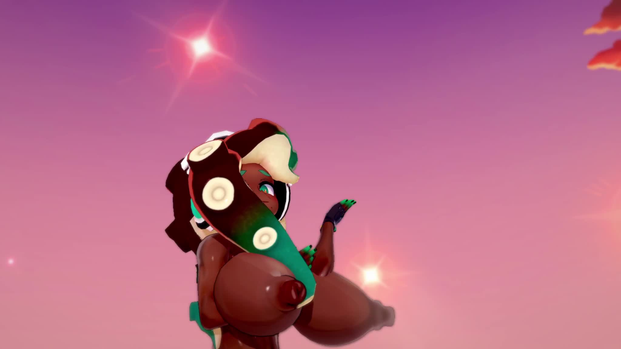 HIKS Koikatsu Splatoon Marina V3 TWICE - I Cant Stop Me｜俺の3Dエロ動画