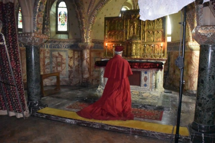 Scene from "The Inquisition," an EWTN original mini-series, which airs 9:30 p.m. ET, Wednesday through Saturday, Oct. 26-29. Find EWTN at www.ewtn.com/channelfinder.. A special one-hour preview airs 8 p.m. ET, Wednesday, Oct. 26 on "EWTN Live" with Fr. Mitch Pacwa. (PRNewsFoto/EWTN)