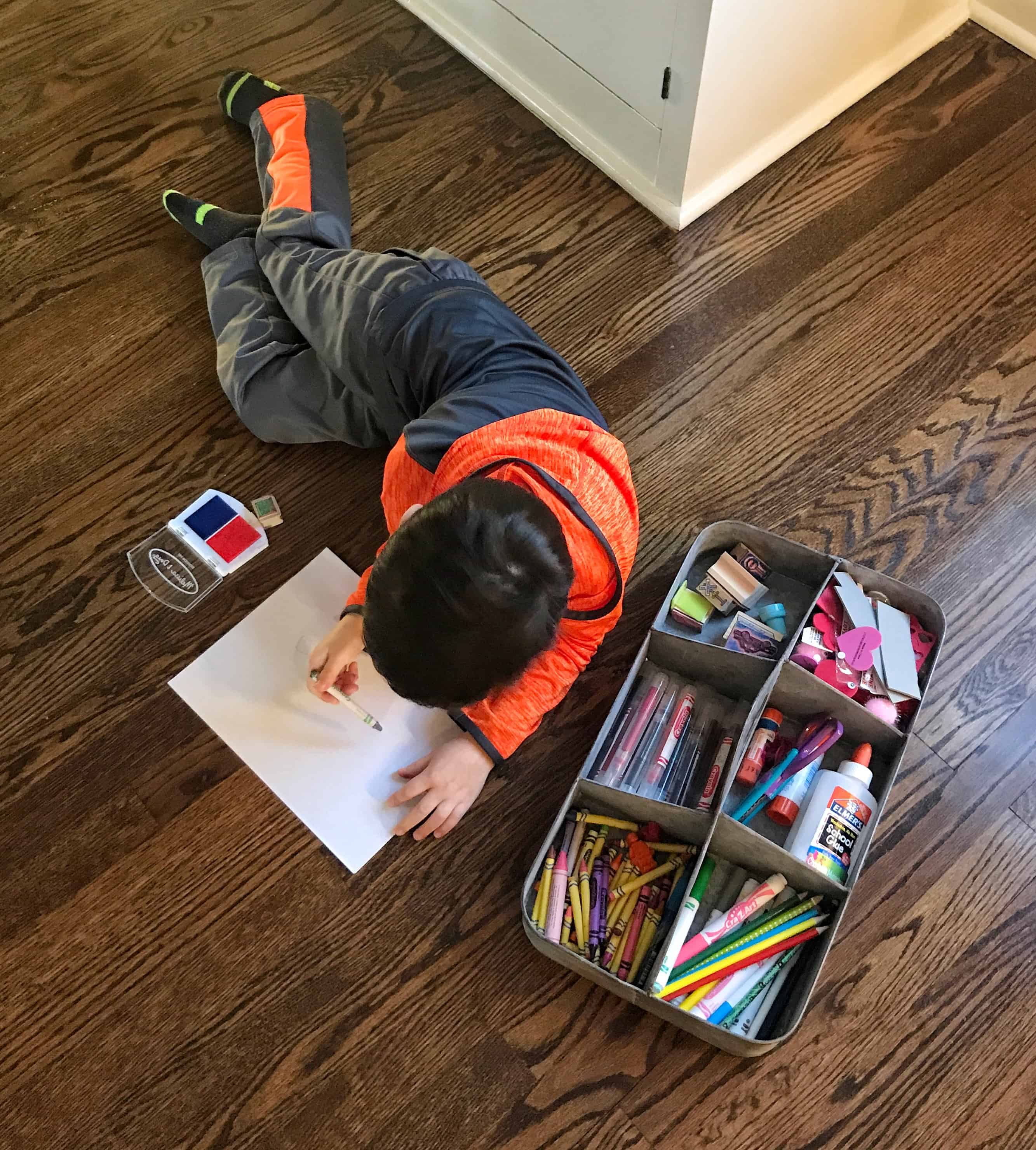 Inexpensive organization ideas for art supplies