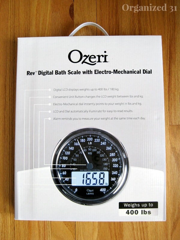 Ozeri Rev Digital Bathroom Scale Review - Organized 31