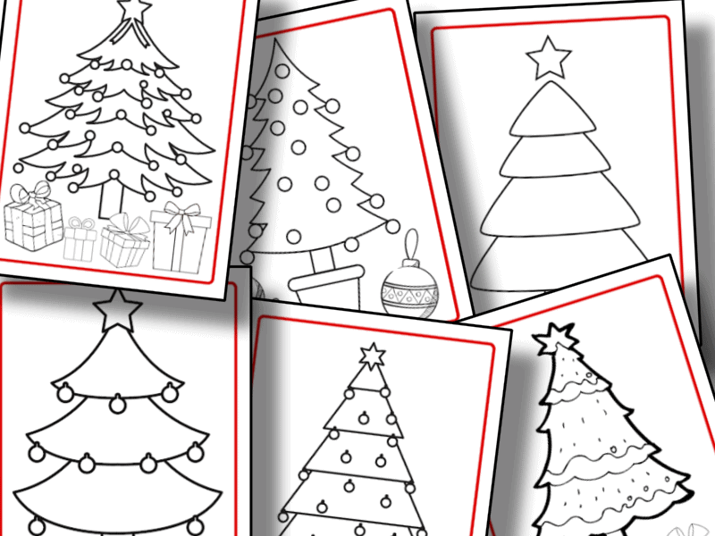 Thinking about investing in an artificial christmas tree you can use for many holidays to come? Christmas Tree Coloring Pages Organized 31