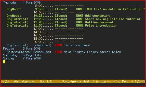 Tutorial de org-mode | Blog de David Arroyo Menéndez
