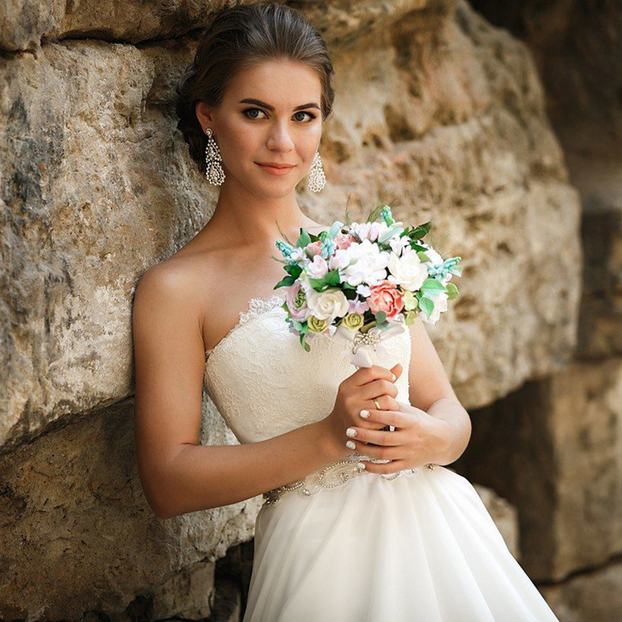 Rustic wedding bouquet