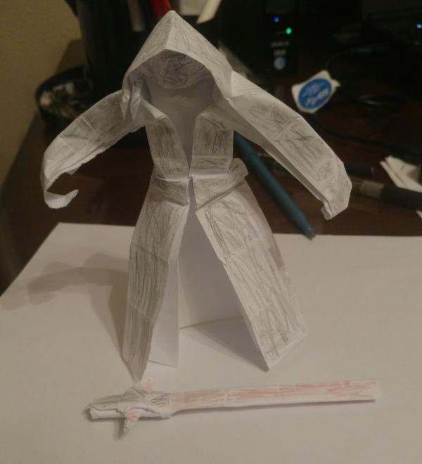 I think i'll remake later… Origami Kylo Ren Origami Yoda
