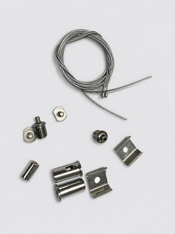 Aluminum Linear Light Fitting - T Hanging Wire